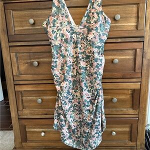 Prana Multicolor Floral Mini Dress